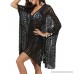 Invug Women Bathing Suit Cover Up Bikini Swimwear Beach Crochet Dress Plus Size Black B07C5BGL1B